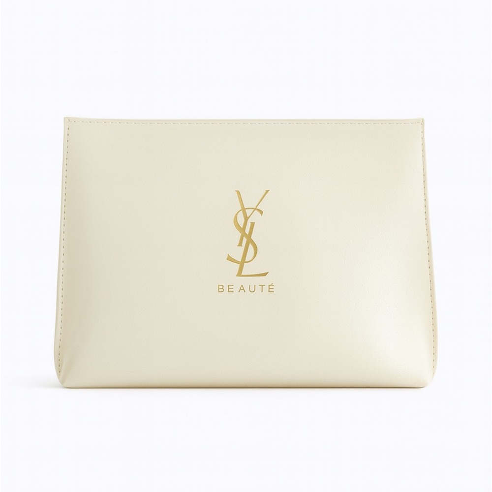 YSL NEW Cream Clutch SEALED NWT